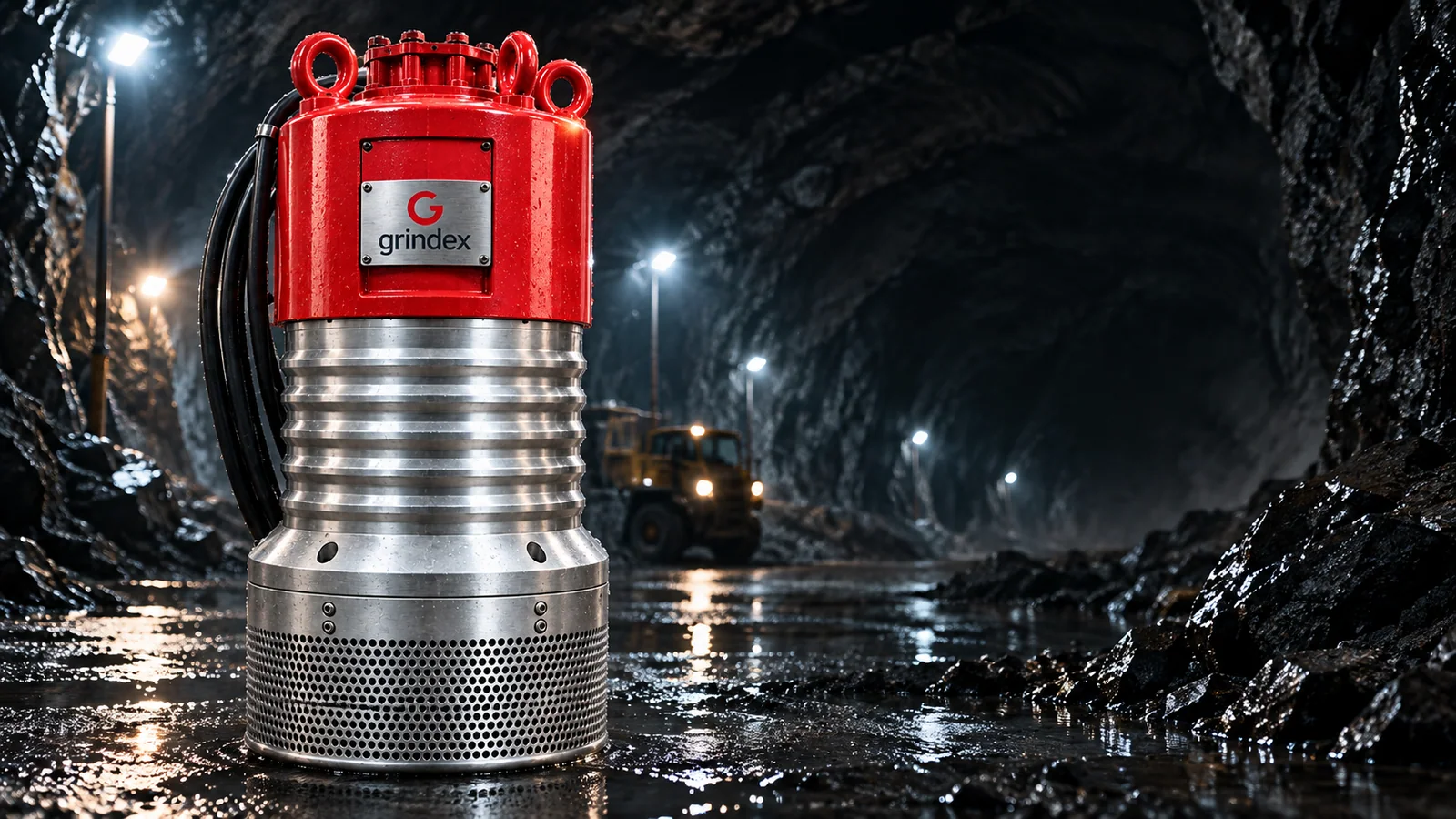 Bomba Grindex en contexto industrial